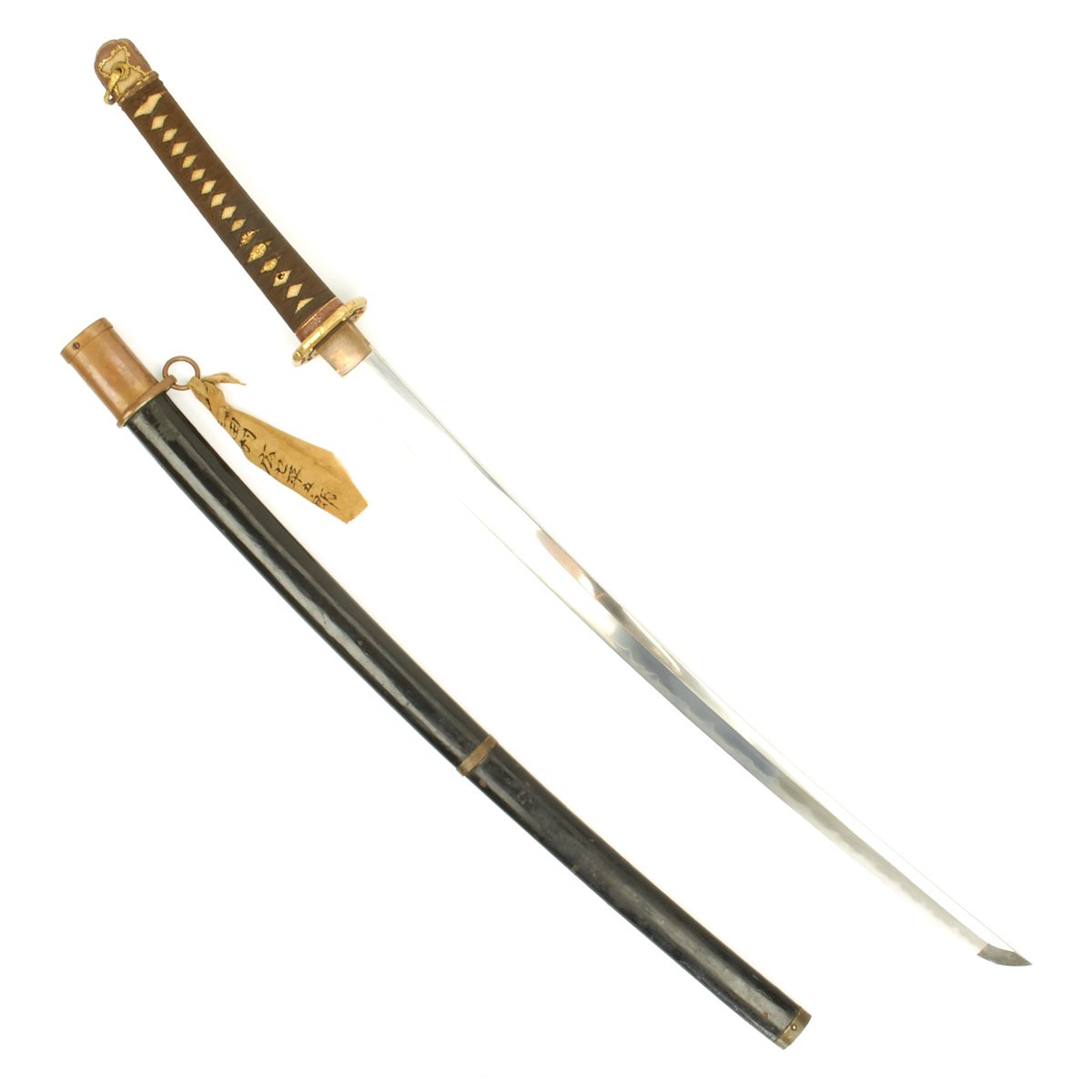 Original WWII Japanese Army Officer Katana Samurai Sword by