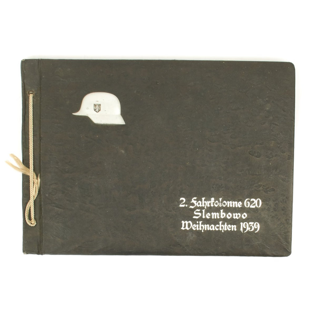 Original German WWII Army Officer Photo Album - Dated 1939 Original Items