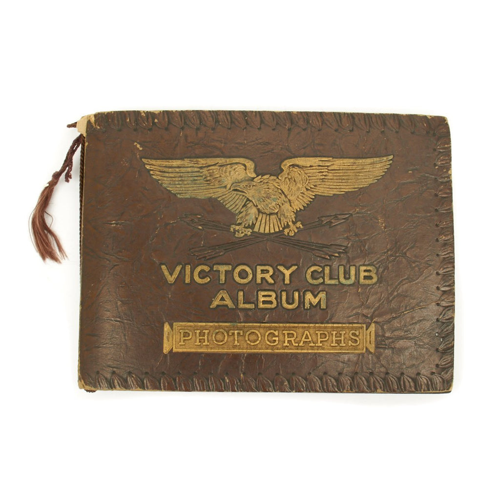 Original U.S. WWII Army Officer Victory Club European Theatre Photo Album Original Items
