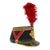 Original French Model 1931 Republican Guard Chief Warrant Officer Shako Kepi with Red Plume Original Items