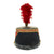 Original French Model 1931 Republican Guard Chief Warrant Officer Shako Kepi with Red Plume Original Items
