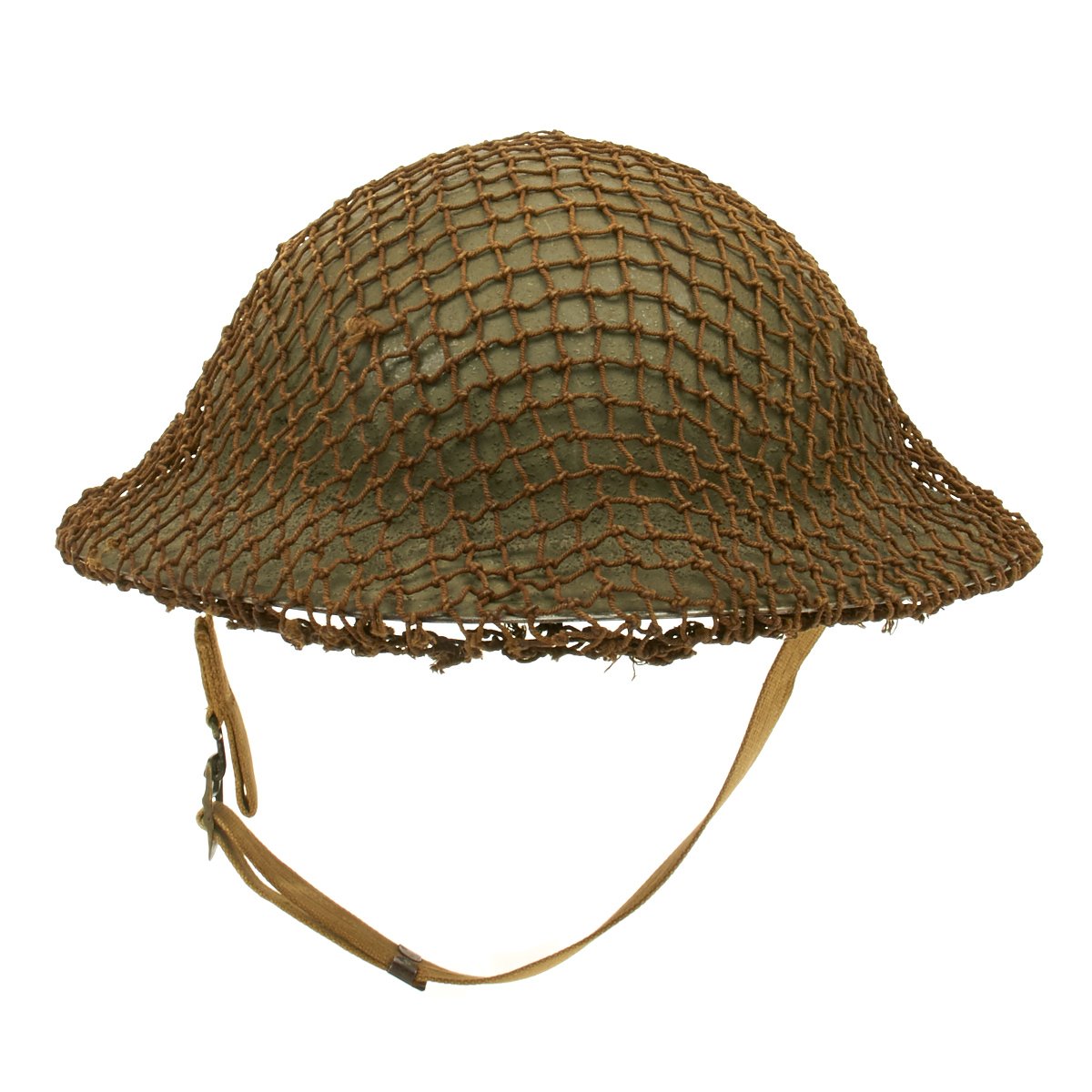 Original U.S. WWII M1917A1 Named Kelly Helmet with Helmet Net