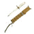 Original U.S. Vietnam War Theatre Made Personalized Fighting Knife - Dated 1968 Original Items
