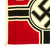 Original German WWII Kriegsmarine Naval Battle Flag with Wartime Markings 100cm x 170cm by  Plutzar & Brull K.G. Bielitz O/S Original Items