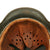 Original German WWII Luftwaffe M35 Double Decal Helmet with Battle Damage - ET64 Original Items