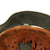 Original German WWII Luftwaffe M35 Double Decal Helmet with Battle Damage - ET64 Original Items
