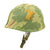 Original U.S. WWII Vietnam War M1 Helmet with 1959 Dated USMC Cover Original Items