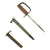 Original U.S. WWI M1917 Trench Knife by L.F. & C dated 1917 with Original and Reproduction Scabbard Original Items