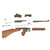 Original U.S. WWII Thompson M1A1 SMG Parts Set with Original Barrel and Receiver Pieces Original Items