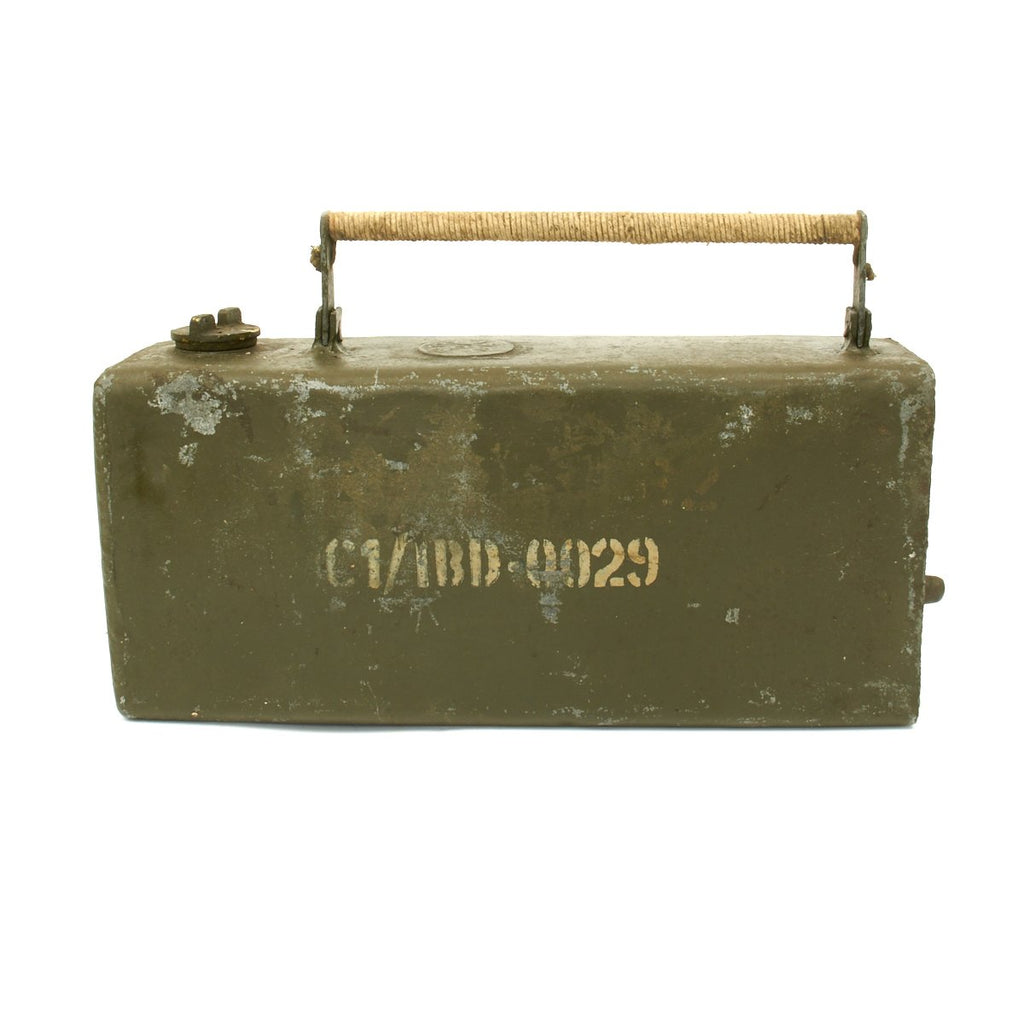 Orginal British WWII Vickers Machine Gun Water Can Dated 1941 Original Items