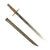 Original Japanese Late WWII Arisaka Type 30 Bayonet with Steel Scabbard Original Items