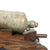 Original Late 18th Century Bronze 3-Pounder Grasshopper Cannon with Oak Naval Carriage Original Items