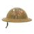 Original U.S. WWI M1917 Refurbished Doughboy Helmet of the 6th Infantry Division with Original Red Star Original Items