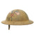 Original U.S. WWI M1917 Refurbished Doughboy Helmet of the 6th Infantry Division with Original Red Star Original Items