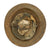 Original U.S. WWI M1917 Refurbished Doughboy Helmet of the 6th Infantry Division with Original Red Star Original Items
