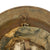 Original U.S. WWI M1917 Refurbished Doughboy Helmet of the 6th Infantry Division with Original Red Star Original Items