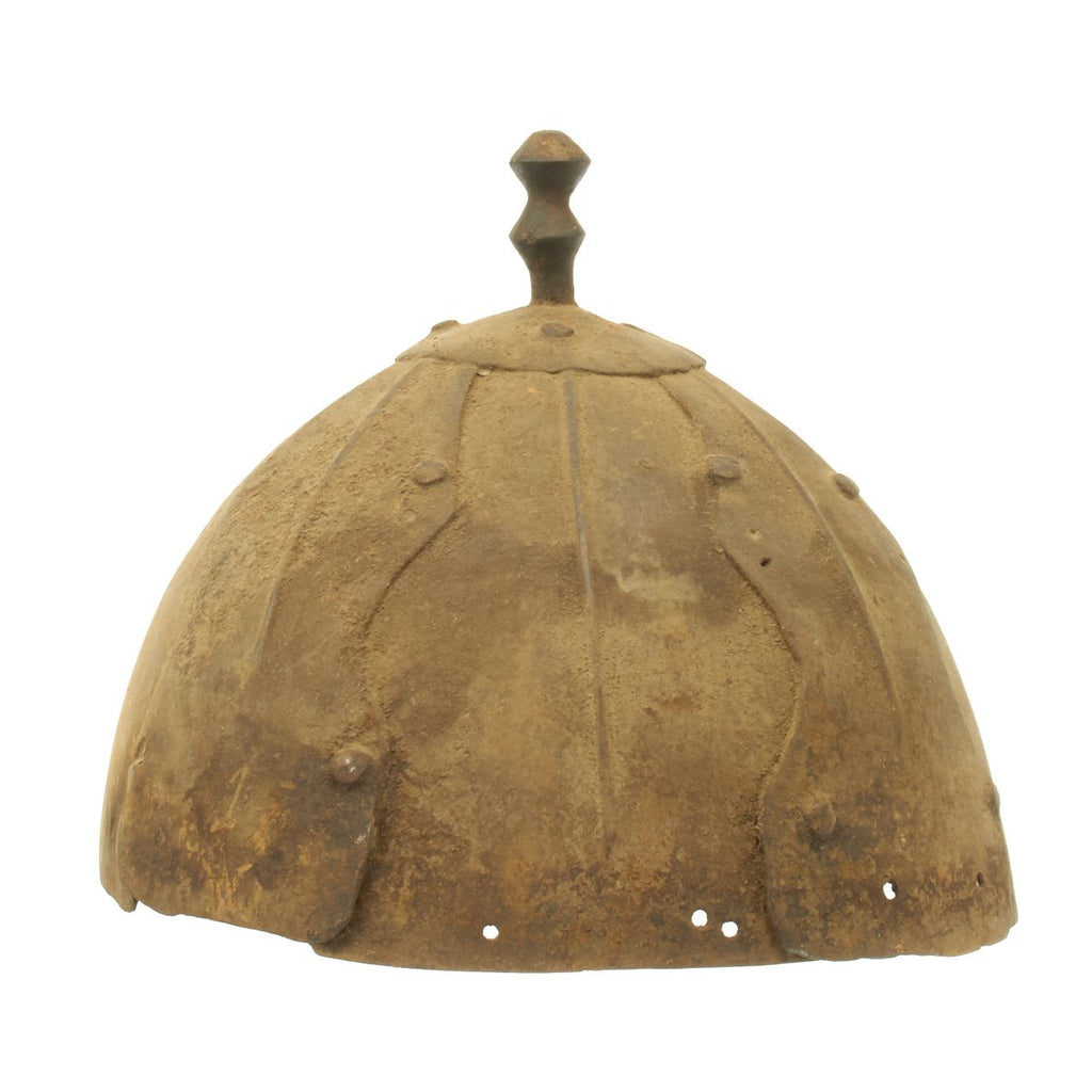 Original Tibetan Iron War Helmet Circa 1650 Original Items