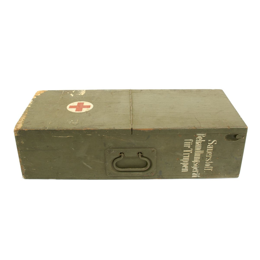 Original German WWII Medical Field Hospital Oxygenator Case - Sauerstoffbehandlungsgerät für truppen Original Items