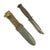 Original U.S. WWII Navy USN Mark 1 Fighting Knife by CAMILLUS with Mk1 Scabbard Original Items