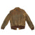 Original U.S. WWII Army Air Force Type A2 Leather Flight Jacket with Squadron Patch Original Items