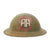 Original U.S. WWI M1917 Refurbished Doughboy Camouflage Helmet of the 82nd Division "All American" Original Items