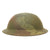 Original U.S. WWI M1917 Refurbished Doughboy Camouflage Helmet of the 82nd Division "All American" Original Items