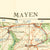Original British WWII 1944 Color Maps of Germany (Koblenz, Mayen, Altenkirchen) - Set of 3 Original Items