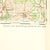 Original British WWII 1944 Color Maps of Germany (Koblenz, Mayen, Altenkirchen) - Set of 3 Original Items