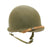 Original U.S. WWII McCord M1 Front Seam Helmet with Korean War Liner Original Items