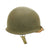Original U.S. WWII McCord M1 Front Seam Helmet with Korean War Liner Original Items