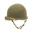 Original U.S. WWII McCord M1 Front Seam Helmet with Korean War Liner Original Items
