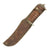 Original WWII EG Waterman EGW Wood Grip Survival Knife with Leather Scabbard Original Items