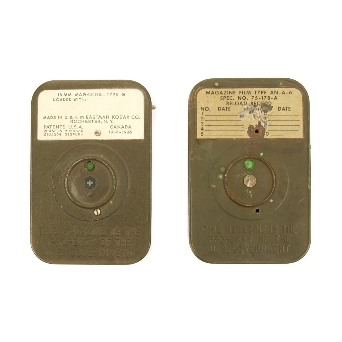 Gsap Camera Original U.S. WWII Army Air Force 16mm GSAP Camera with Case and NOS F ...