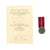 Original German WWII Eastern Front Medal by Forster & Barth with Award Document Original Items