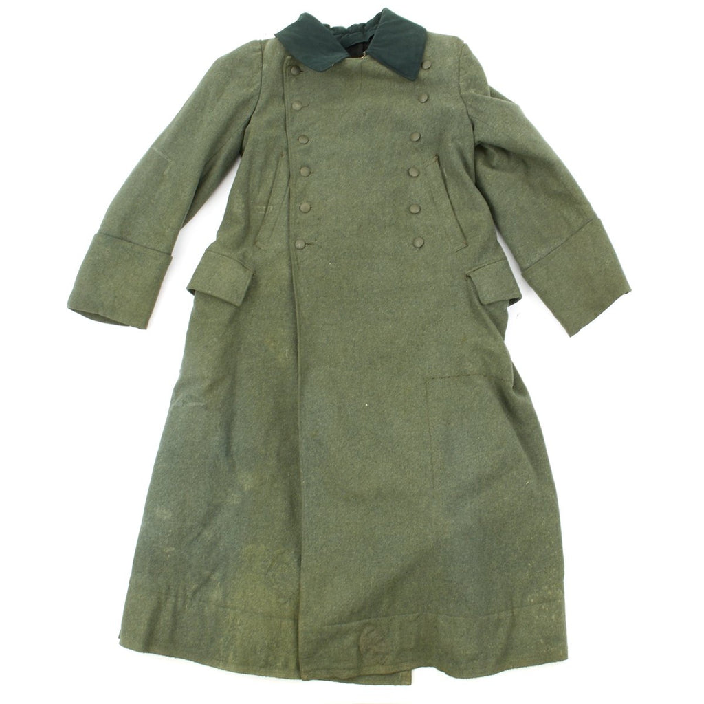 Original German WWII M36 Overcoat NCO 485th Infantry Regiment Original Items