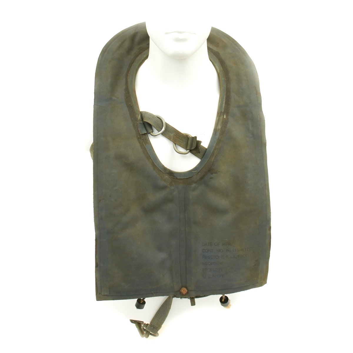 Original U.S. WWII Navy / USMC Pilot Mae West Pneumatic Life Vest by F ...