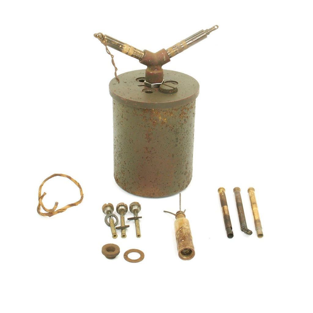 Original WWII German Bouncing Betty S-Mine with Shrapnel - 1941 Dated Original Items