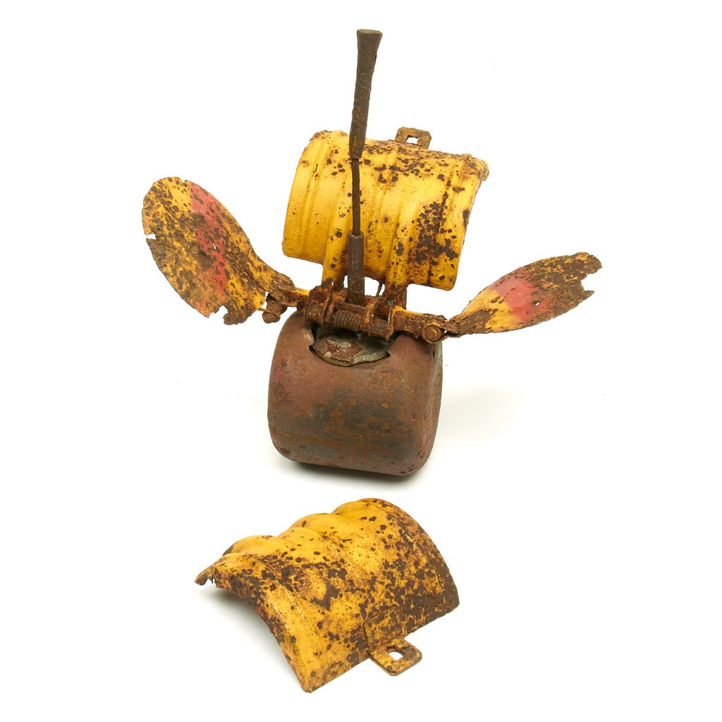 Original German WWII Damaged Butterfly Bomb SD-2 Sprengbombe Dickwandig 2 kg - 1941 Dated Original Items