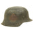 Original German WWII M42 Single Decal Luftwaffe Helmet - NS66 Original Items