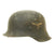 Original German WWII M42 Single Decal Luftwaffe Helmet - NS66 Original Items