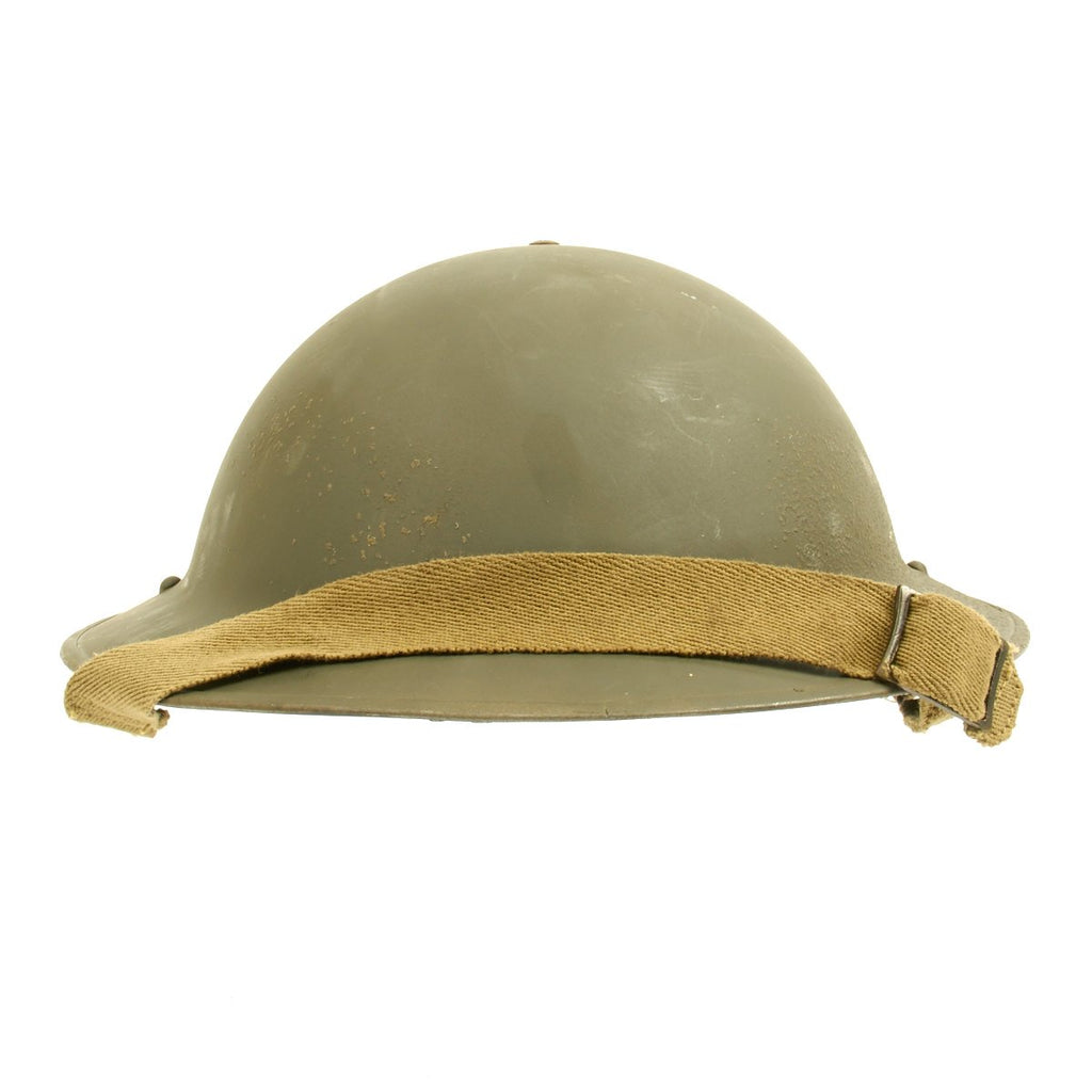 Original British WWII Brodie Mk1 Steel Helmet - Dated 1939 Original Items