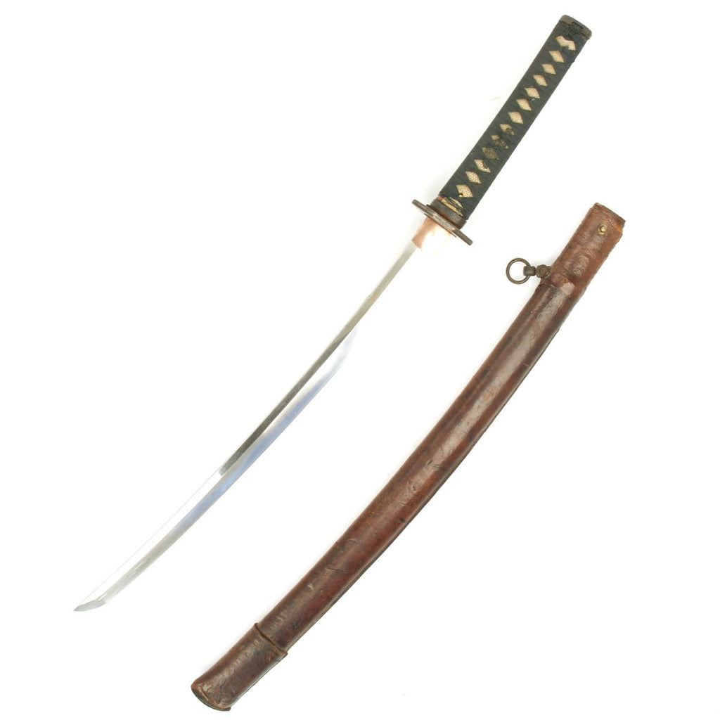Original Japanese Katana Samurai Sword in Early 20th Century Fittings - 19th Century Handmade Blade Original Items
