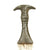 Original Sudanese Mahdi Wars Dervish Arm Dagger with Leather Scabbard circa 1880 Original Items