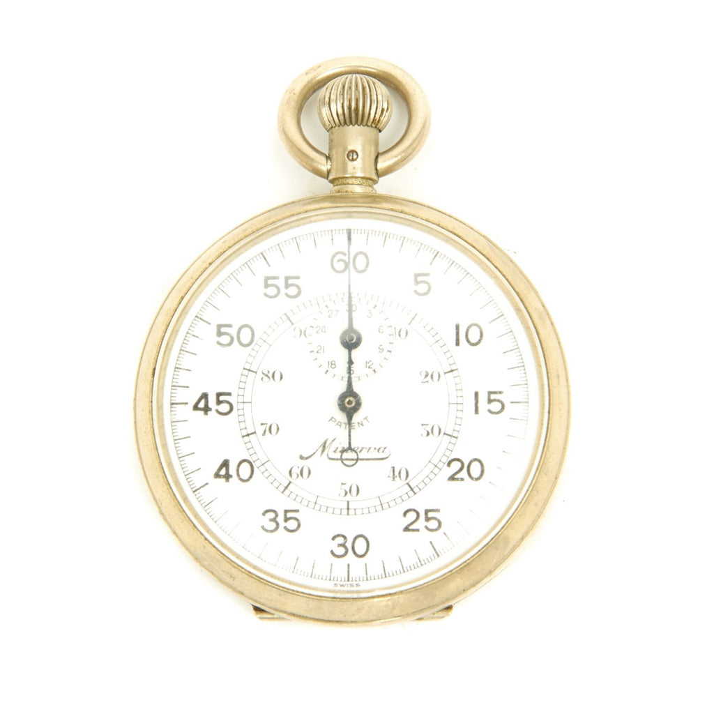 Original German WWII Kriegsmarine U-boat Torpedo Timer Stop Watch by Minerva - Fully Functional Original Items