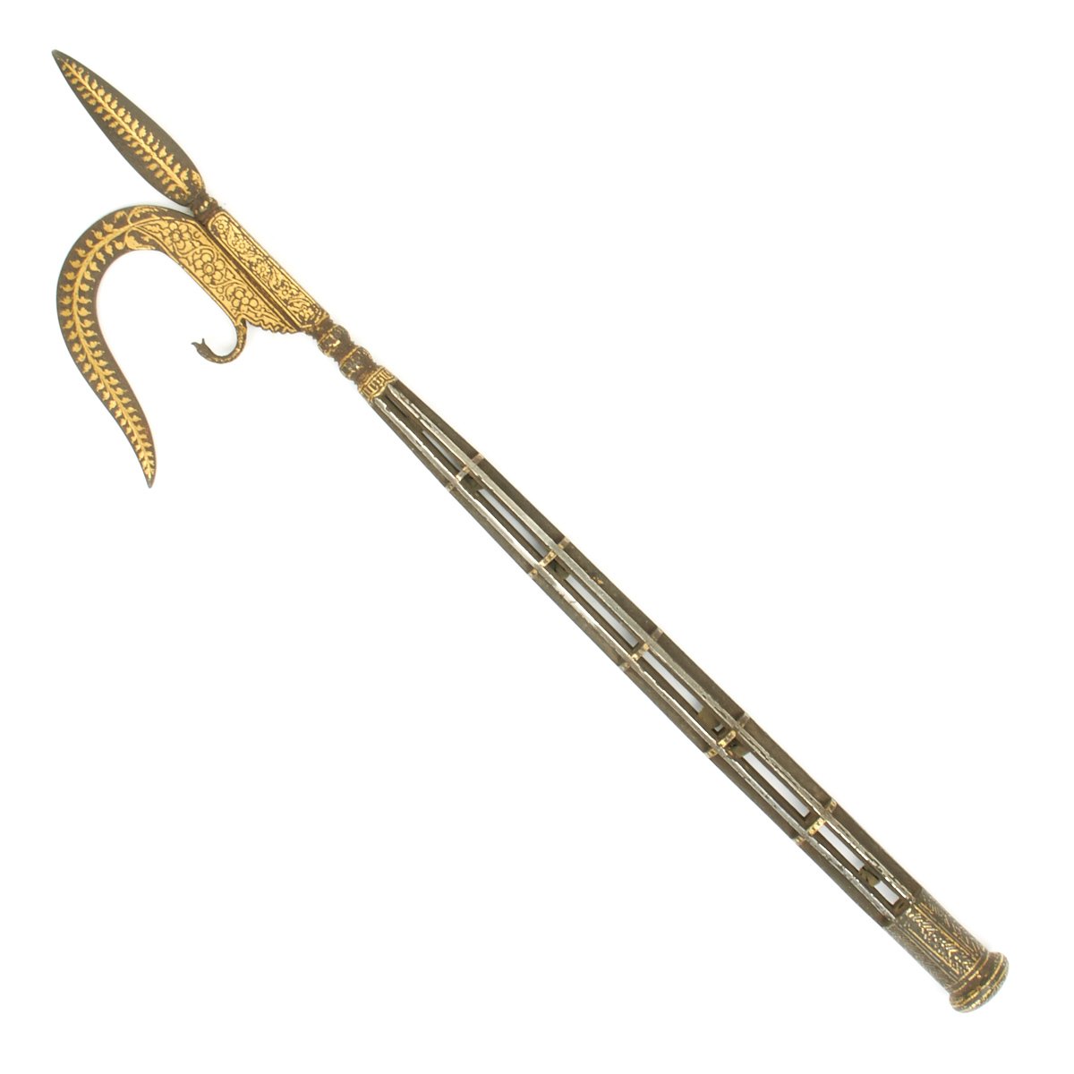 Original Indian 18th Century Gold Inlaid Ankus Elephant Goad ...