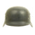 Original German WWII Named Luftwaffe M35 Double Decal Helmet with Matching Wehrpass Original Items