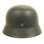 Original German WWII Named Luftwaffe M35 Double Decal Helmet with Matching Wehrpass Original Items