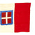 Original Italian WWII National Flag with Maker Tag - 80cm x 120cm Original Items