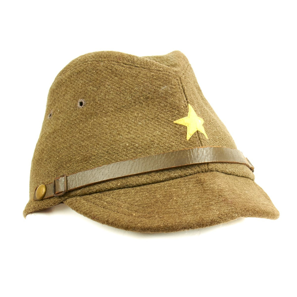 Original WWII Japanese Officer Wool Forage Cap - Unissued Original Items