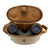 Original U.S. WWII M13A1 6x30 Binoculars with M17 Leather Case Original Items